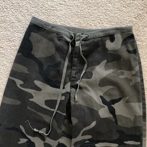 Cropped Cargo Lounge Pants